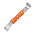 thumbnail image 2 of Stainless Steel Pry Bar Rubber Handle Non-Slip Nailer Woodworking Decoration Pry Bar Multifunctional Scraper, 2 of 8
