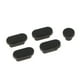 thumbnail image 4 of Tapón Antipolvo De Silicona, Tapón A Prueba De Polvo, Tapa De Puerto De Auriculares USB Para MacBook, Color Negro SM SunniMix Tapones antipolvo de silicona, 4 of 6