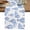 Purple, variant on Blue Hot Air Balloon Table Runner 36 Inches, Modern Balloon Float Clouds Bed Runner Dresser Scarves Tabletop for Indoor Outdoor Parties/Ceremony/Banquet, 13"x 36"