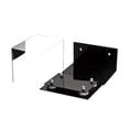 thumbnail image 6 of Mini Football Helmet Display Case (not full size) - - Clear Acrylic Plexiglass with Wall Mount, Mirror and White Risers (A003-WR), 6 of 7