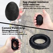 Arcticwind Counting Hand Grip Strengthener Set, Hand Strength Exerciser - Finger Exerciser, Grip Strength Trainer, Finger Stretcher, Stress Relief Grip Ball - Adjustable Resistance 11-132 Lbs