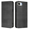 thumbnail image 2 of For iPhone 16e Wallet Phone Case,Retro PU Leather Magnetic Folio Cover with RFID Blocking Card Holder,Flip Folding Kickstand,Anti-fall Shockproof Durable Protective Phone Case,Black, 2 of 9
