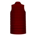 thumbnail image 4 of Wutalume Women's Long Vest Plain Sleeveless Hooded Winter Vest Outwear Jacket, Lightweight Warm Coat for Layering and Casual Fashion in Cold Seasons,Wine 2XL, 4 of 5