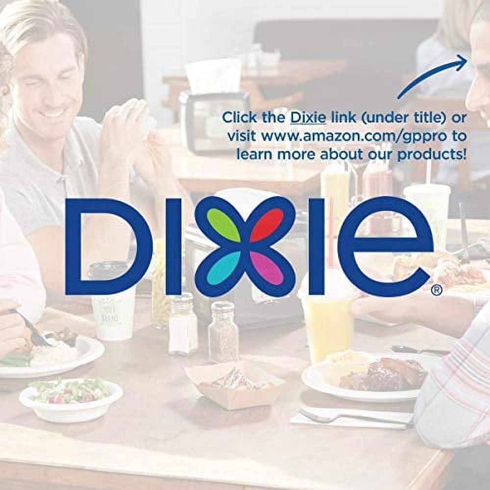 Dixie White Paper Plates, 9", 4 Packs of 250