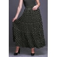 thumbnail image 2 of Bimba Jupes Maxi Imprimées Femmes Style Bohème Gitane Longue Jupe en Coton, 2 of 5