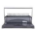 thumbnail image 1 of Manual Comb Binding Machine Office Financial Plastic Aprons Rings Binding Machine 21 Holes 350 Pages Capacity, 1 of 6