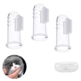 thumbnail image 2 of Cepillo de dientes transparente para mascotas, blanco lechoso, para perros y gatos, juego combinado de 8 cepillos de dientes profesionales para perros y gatos, higiene dental para mascotas Adepaton 2034756, 2 of 9