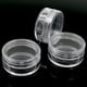 thumbnail image 2 of Fiudx Frascos para Cosméticos, Contenedores para Muestras, Tarross de Poliestireno Duraderos, Ideales Sombras de Ojos, Diseño Ideal para Viajes, 50 Frascos Pequeños de Plástico Transparente, Fáciles, 2 of 7