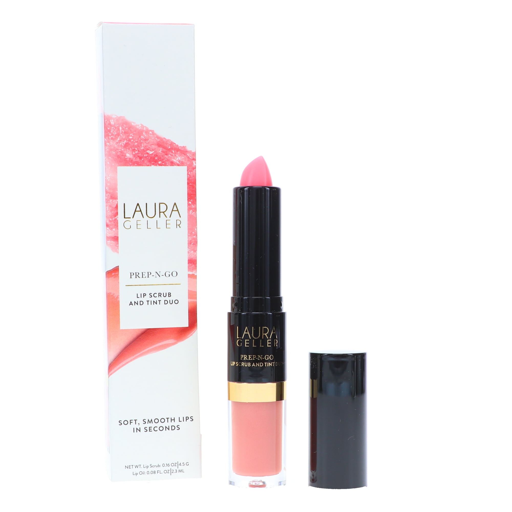 Laura Geller PrepnGo Lip Scrub and Tint Duo Finish Line 0.24 oz
