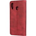 thumbnail image 6 of for Samsung Galaxy A30 A20 Wallet Case,Premium PU Leather Flip Folio Case with Card Slot,Stand Holder and Magnetic Closure TPU Shockproof Interior Protective Case for Galaxy A30 A20,Red, 6 of 7