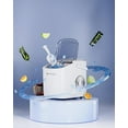 thumbnail image 6 of ecozy Portable Countertop Ice Maker - 9 Ice Cubes in 6 Minutes, 26 lbs Daily Output, Self-Cleaning with Ice Bags, Scoop, and Basket for Kitchen, Office, Bar, Party - White, 6 of 10