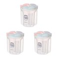 thumbnail image 3 of relayinert Plastic Divided Box Organizer Clear BPA Container Plastic Case Free Storage 1500ml 3Set, 3 of 6