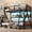Twin over Full-Black, variant on Queen Over King Bunk Bed, Metal Bunk Beds with Storage & LED Lights, Heavy-Duty Bunkbed Frame with Ladder & Guardrails for Teens Adults, No Box Spring Needed and Noise-free Design, Black
