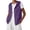 Purple, variant on dazeni Women's Plus Size Zip up Hoodies Vest Lightweight Sleeveless Hooded Jackets Loose Casual Athletic Drawstring Sweatshirts Waistcoat Outwear with Pockets Army Green 3X-Large