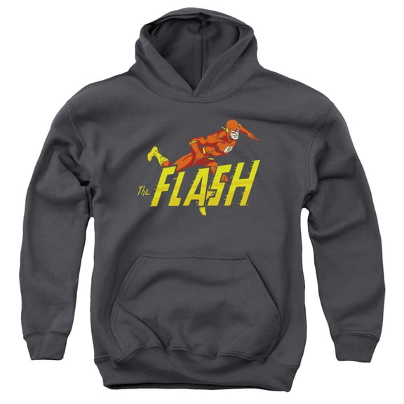 Dc Flash - 8 Bit Flash - Youth Hooded Sweatshirt - X-Large