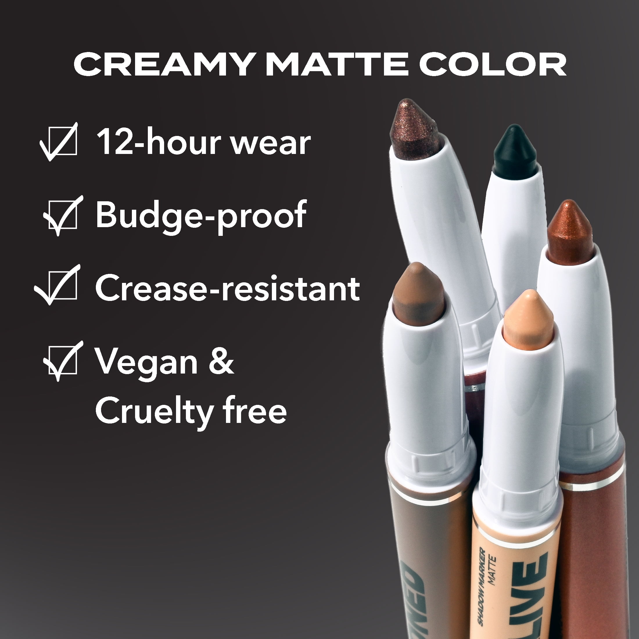 Hard Candy Eye Def Stick – Couleur crémeuse et mélangeable dans des finitions mates et chatoyantes