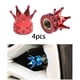 thumbnail image 5 of 4 tapones para válvulas de neumáticos de corona, tapones para válvulas de aire, tapones para neumáticos de coche Rojo, 5 of 9
