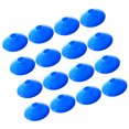 thumbnail image 4 of KAKOWELY 24 piezas de placa de entrenamiento de fútbol, cono de señalización, bandeja de marcador de obstáculos, bandeja de entrenamiento de fútbol, rojo, azul, verde y amarillo (azul), 4 of 5
