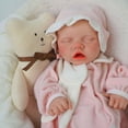 thumbnail image 4 of Muñeca SOFTMARY Reborn, totalmente de silicona, para recién nacido, 45 cm, realista, 4 of 6