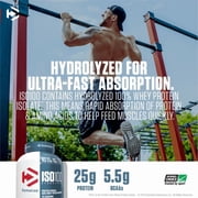 Dymatize ISO100 Hydrolyzed Whey Isolate Protein Powder, Gourmet Vanilla, 20 Servings