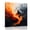 Burnt Orange Black, variant on Canvas Wall Art, Burnt Orange Black Abstract Art Framed Canvas Prints for Bathroom Desk, Modern Art White Small Gallery Wrapped Wall Decor for Home Office, Gifts, 8"x8" Ship Next Day