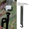 thumbnail image 2 of OTVIAP Portable Hammer,Camping Mallet Tent Stake Peg Puller Hammer Remover Aluminum Alloy Mini Portable Outdoor Tool,Outdoor Tool, 2 of 8