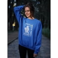 thumbnail image 2 of Cupid Techno Style Sweatshirt Women -Image by Shutterstock, Female Large, 2 of 4