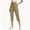 Coffee, variant on Women Drawstring Elastic Waist Side Cargo Pocket Capri Pants Quick Dry Lightweight Outdoor Casual Trousers Navy XXL