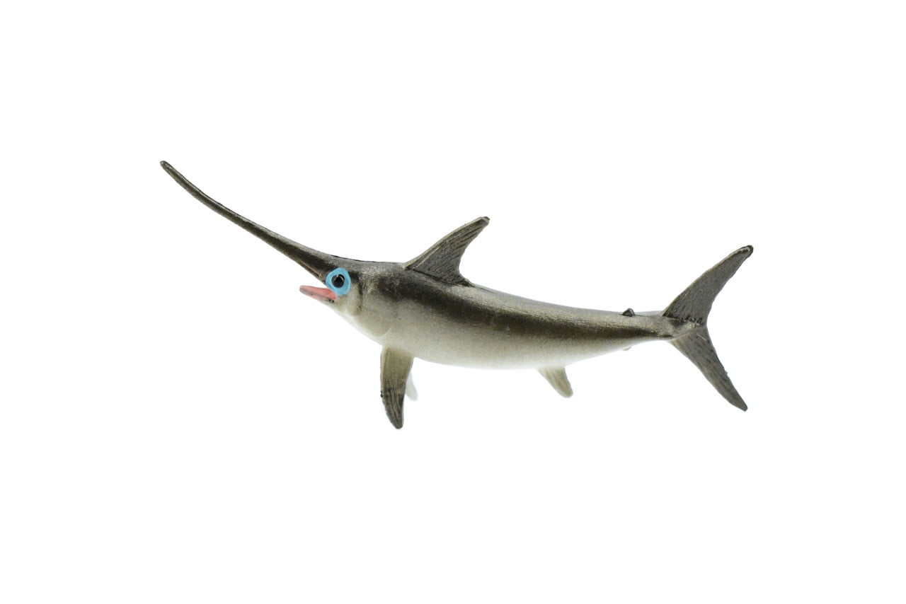 Swordfish, Broadbills, Billfish, Rubber Fish, Realistic Toy Figure