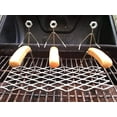 thumbnail image 2 of Triple Barbeque Metal Art Grill Guy, BBQ brat or hotdog cooker, 2 of 3