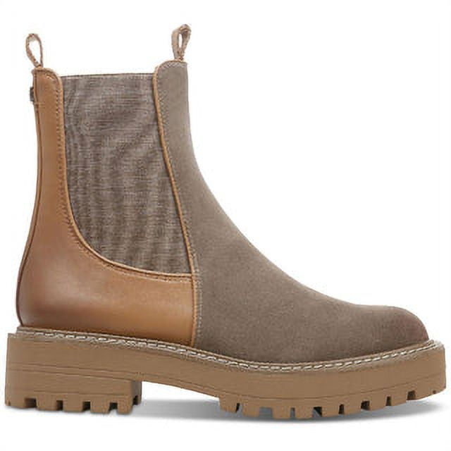 sam edelman laguna tobacco Sam Edelman Laguna 2 Desert Olive Round Toe Lug Sole Leather Chelsea Boots  (Desert Olive, 5)