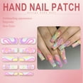 thumbnail image 5 of RAGUPEL 24Pcs Glue on Nails for Women,Hand-Painted Colorful Flowers Square Press on Nails,Matte Surface Fake Nails,Long Press on Nails for Daily Life,Dating,Gatherings and Photo Shoots,Style2, 5 of 7