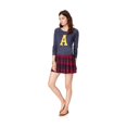 thumbnail image 2 of Aeropostale - Suéter recortado para mujer, azul, mediano, 2 of 2
