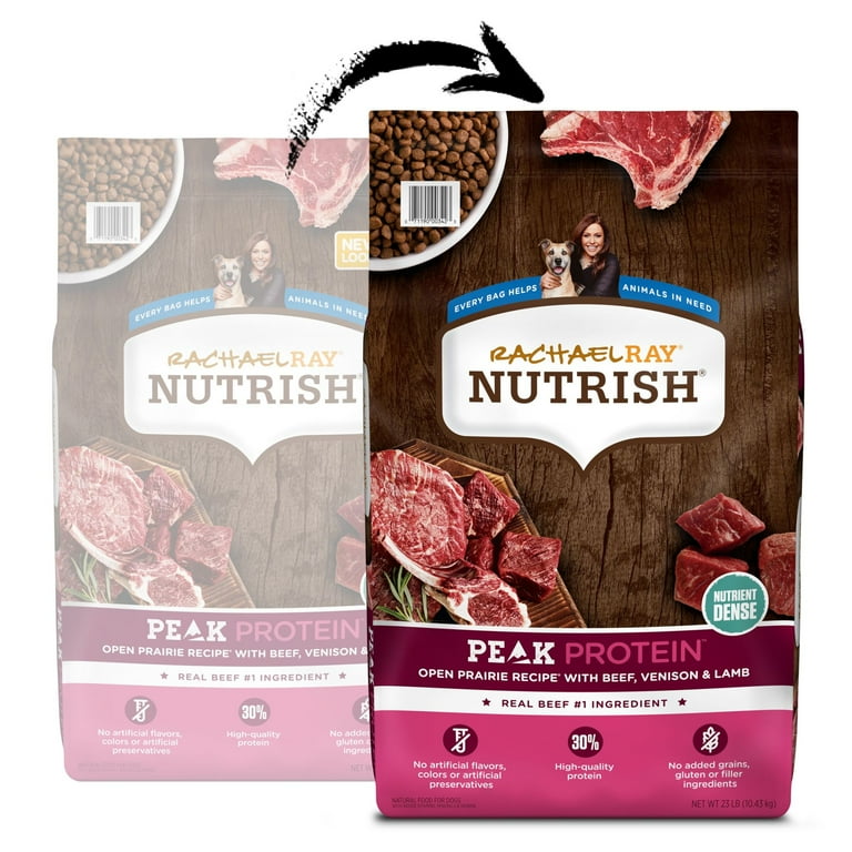 Rachael Ray Nutrish Peak 23 lb. High Protein Dry Dog Food with Beef Venison Lamb Walmart