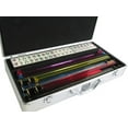 thumbnail image 3 of White Swan Mah Jongg (TM) - Ivory Tiles - Pusher Arms - Aluminum Case - Silver, 3 of 10