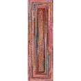 thumbnail image 2 of nuLOOM Tammara Hand Braided Runner Rug, 2 ft 8 in x 16 ft, Multi, 2 of 4