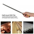thumbnail image 3 of 12-Inch Round Mill Steel File Rasp With Handle For Metal Shaping And Sharpening, 3 of 6