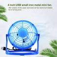 thumbnail image 3 of LUVCMFT Mini 4 inch Desktop Cooling Fan 360° Adjustable Strong Airflow USB Quiet Fan Green, 3 of 8