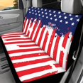 thumbnail image 2 of CHAQLIN American Flag Theme, Soft Bench Seat Covers 2 Pcs Scratch Proof Non-Slip Back Seat Protectors for Car Interior Auto, 2 of 4