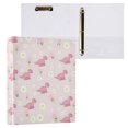 thumbnail image 3 of Dailycode Cute Little Dinosaur and Flower Hardcover 3 Ring Binder 1.5 Inch Ring Decorative Binder Organizer for Home School Office, 3 of 10