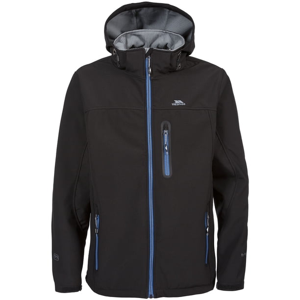 Trespass - Chaqueta softshell impermeable modelo Hebron para hombre (Negro) Trespass UTTP3220_black