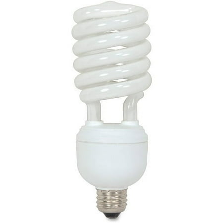 

Satco 40-watt T4 Spiral CFL Bulb 40 W - 120 V AC - Spiral - T4 Size - White Light Color - E26 Base - 10000 Hour - 6920.3°F (3826.8°C) Color Temperature - 82 CRI - Energy Saver - 1 Each