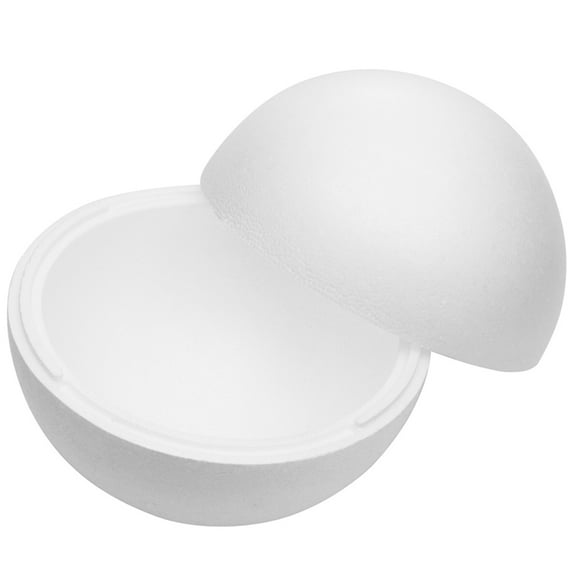 GOOHOCHY Polystyrene Foam Hollow Ball 25.00X25.00X25.00CM White