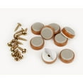 thumbnail image 2 of Slipstick CB250 1 Inch Floor Protector Furniture Glides/Chair Slider Feet (Set of 8) Self Stick or Screw On - Caramel, 2 of 2