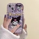 thumbnail image 2 of Sanrio Kuromi-funda de teléfono para iPhone, carcasa transparente de lujo para modelos 11, 12, 13, 14 Pro MAX, 12, 13, Mini, X, XS, XR Max, 6, 6s, 7, 8, 14 Plus Fivean unisex, 2 of 2