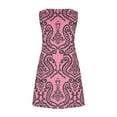 thumbnail image 4 of Mefallenssiah Robes d'Été pour Femmes Plage Florale T-Shirt Robe Décontractée Poches Boho Robe Débardeur, 4 of 5