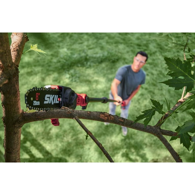 SKIL PS4563B-10 20V PWR CORE 20 8 in. Cordless Pole Saw Kit w/2Ah Battery &  Charger.