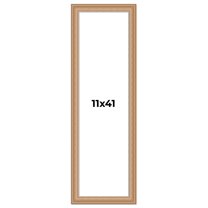 11x41 Frame Charleston Honey Brown Solid Wood Picture Frame Width 1.75 Inches | Interior Depth 0.5