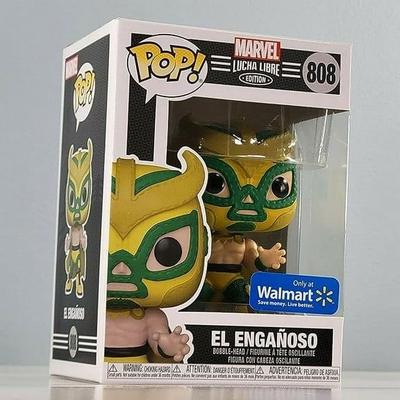 Lucha Libre Marvel Edition El Enganoso Pop! Vinyl Bobble-Head Collectible Toy Figure - Exclusive