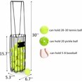 thumbnail image 2 of Portable Tennis Ball Hopper, Tennis Picker Collector with Handle, Metal Tennis Ball Retriever Basket for Easy Carrying, Tennis Holder Container Training Tool for Pickup, Storage, Practice, 2 of 8